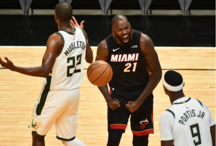  阿德巴约25+20热火屠龙成功  